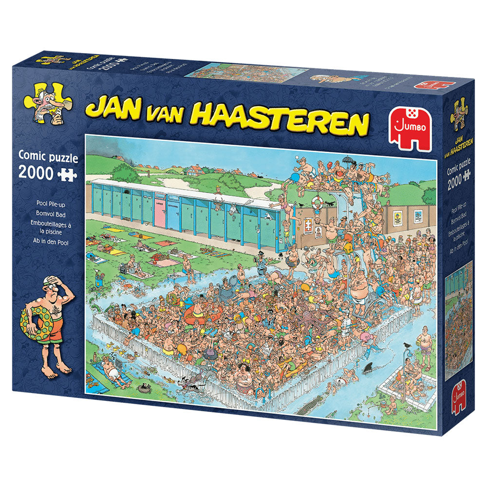 Puslespil - Jan Van Haasteren: Pool Pile-Up, 2000 brikker