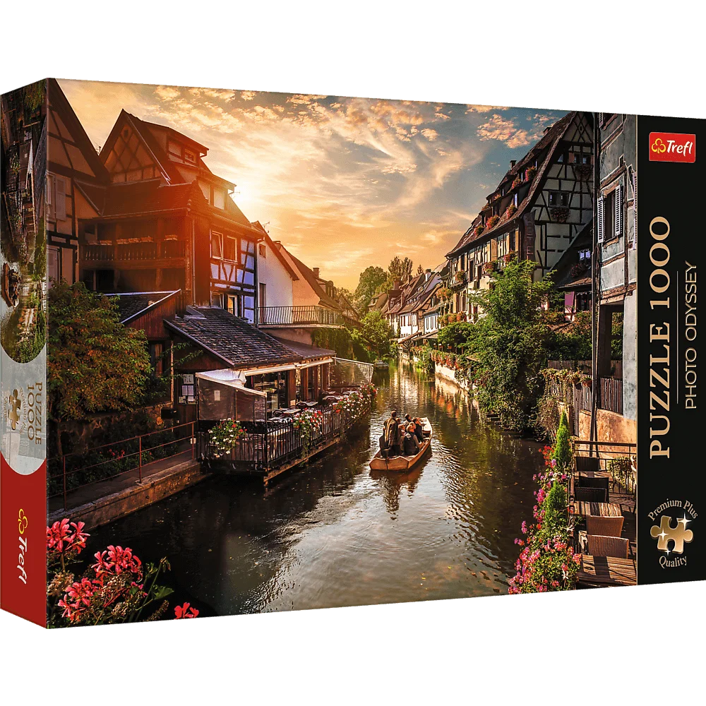 Puslespil - Little Venice i Colmar, Frankrig, 1000 brikker