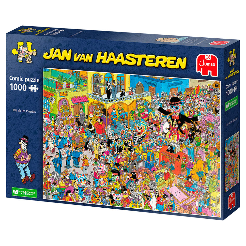 Puslespil - Jan Van Haasteren: Dia De Los Muertos, 1000 brikker