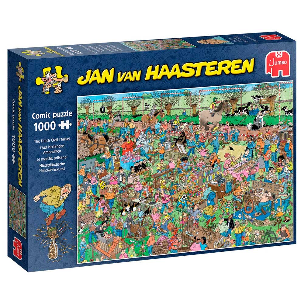 Puslespil - Jan Van Haasteren - Det hollandske håndværksmarked, 1000 brikker 8710126200469