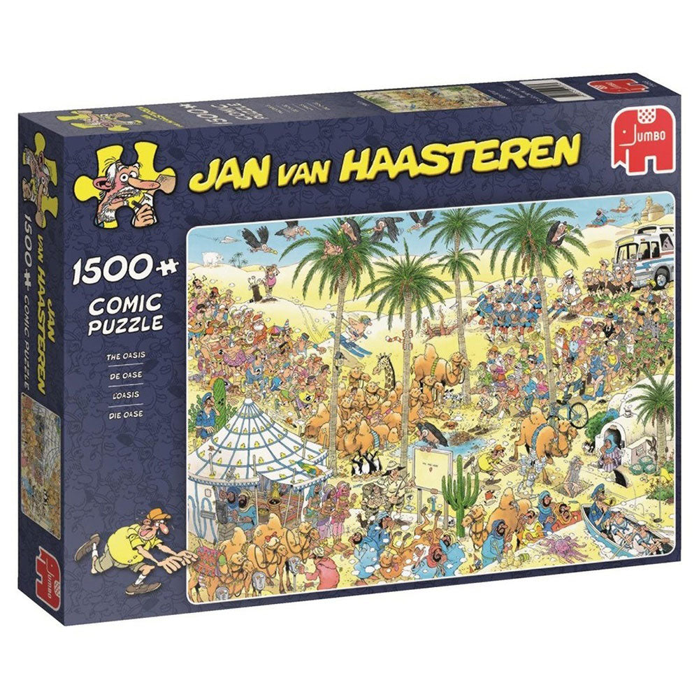 Puslespil - Jan Van Haasteren: Oasen, 1500 brikker