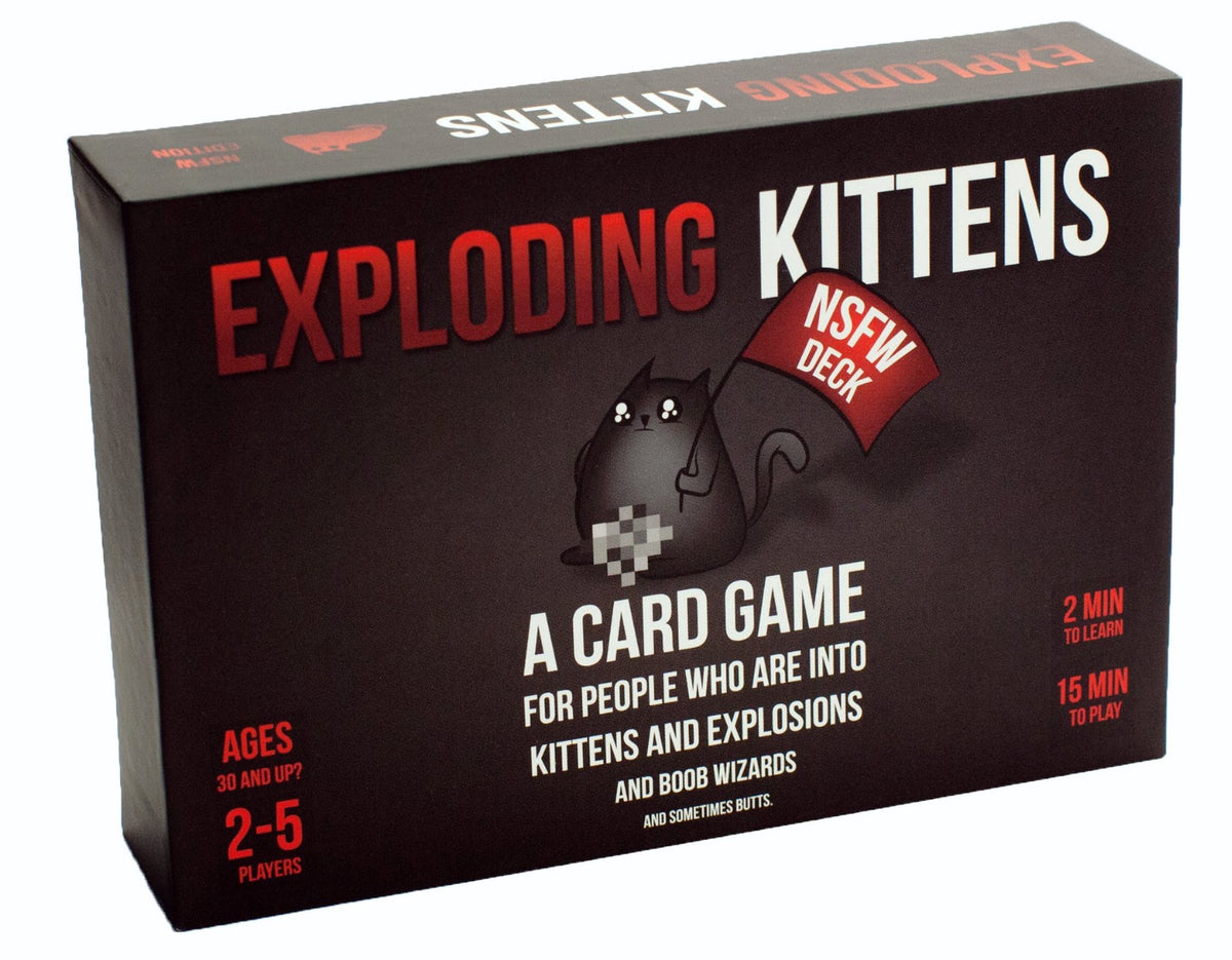 Exploding Kittens NSFW Ed. - danske regler
