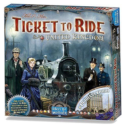 Ticket To Ride: Map Collection #5 - United Kingdom & Pensylvania brætspil