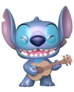 Funko POP! Lilo & Stitch: Stitch with Ukulele (Pearlescent) #1044