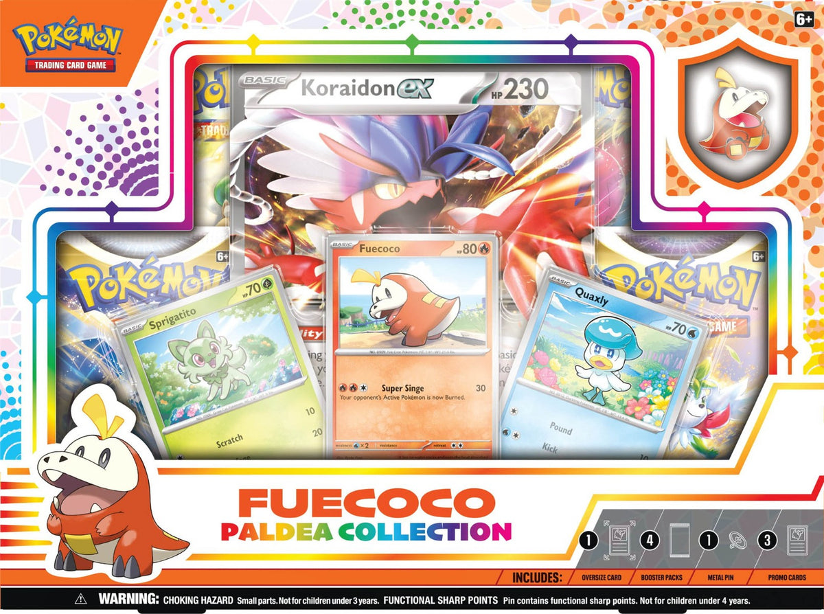 Pokémon Paldea Collection: Fuecoco + Koraidon ex/Miraidon ex