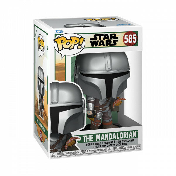 Funko Pop! Star Wars: The Book of Boba Fett - Mando with Pouch #585 889698686549

