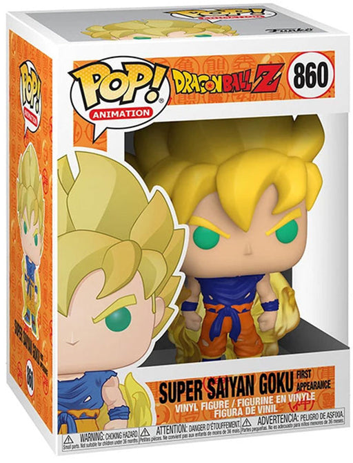 Funko Pop! Dragon Ball Z: Super Saiyan Goku (First Appearance) #860