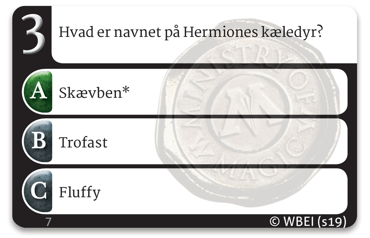 Harry Potter Quiz - på dansk