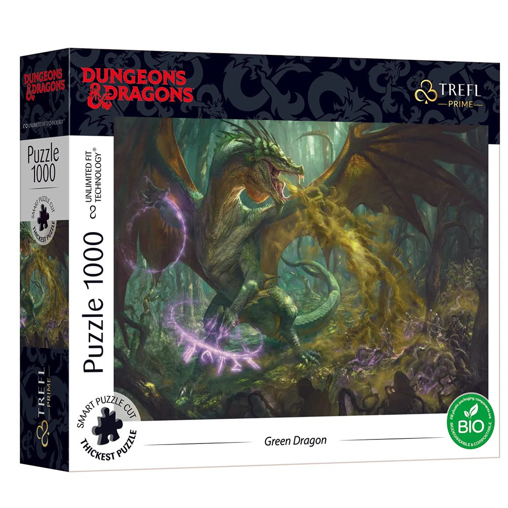 Puslespil - Dungeons & Dragons: Grøn Drage, 1000 brikker