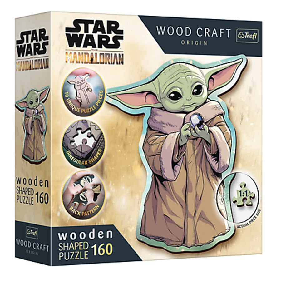 Puslespil - Wood Craft - Star Wars: Grogu, 160 brikker