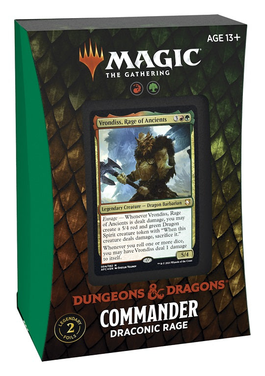 Magic the Gathering: AFR - Commander Deck: Draconic Rage – Bræt & Brikker