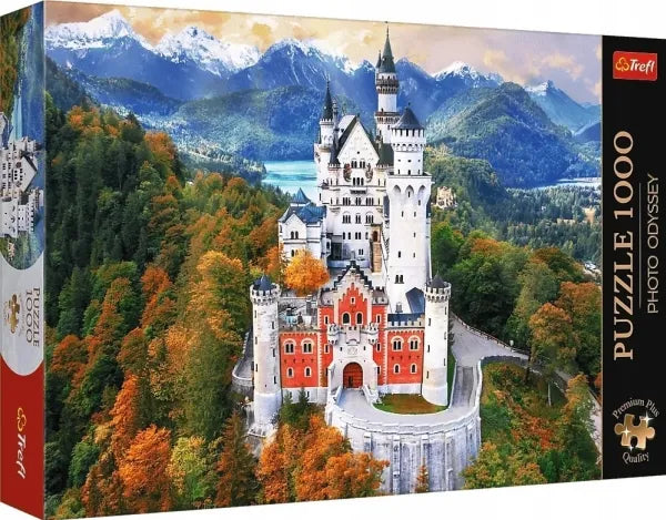 Puslespil - Neuschwanstein Castle, 1000 brikker