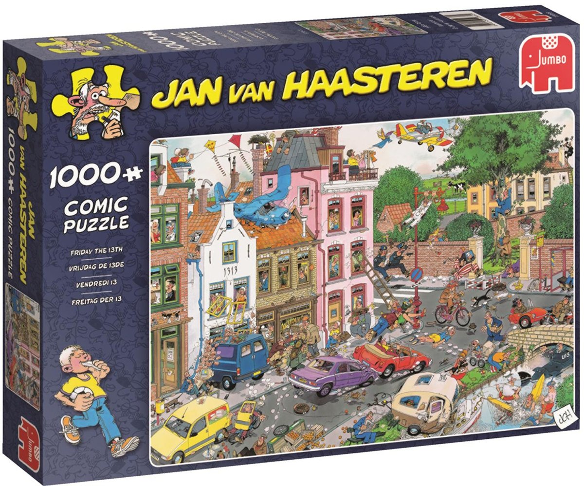 Puslespil - Jan Van Haasteren: Friday The 13th, 1000 Brikker