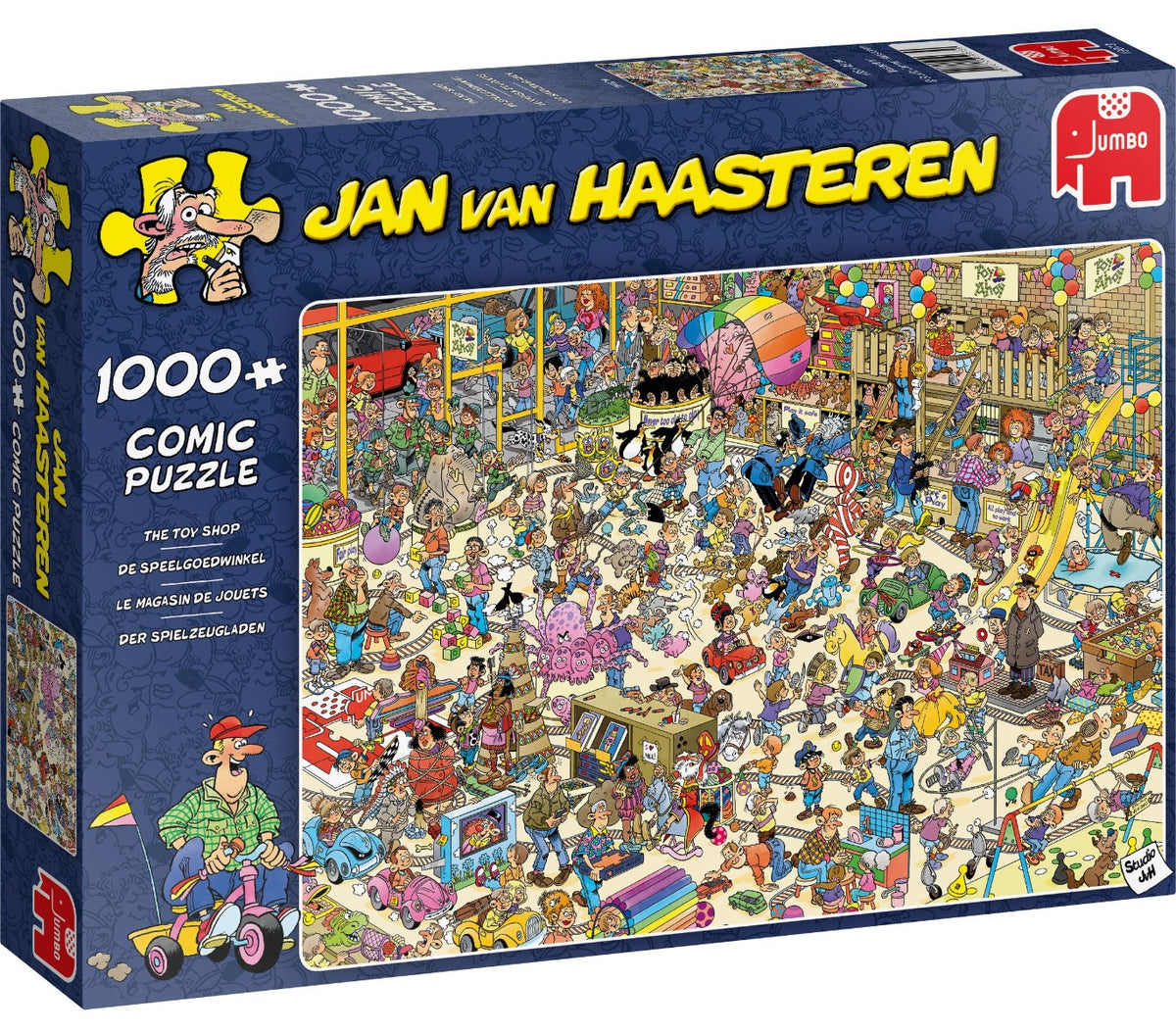 Puslespil - Jan Van Haasteren: The Toy Shop, 1000 Brikker