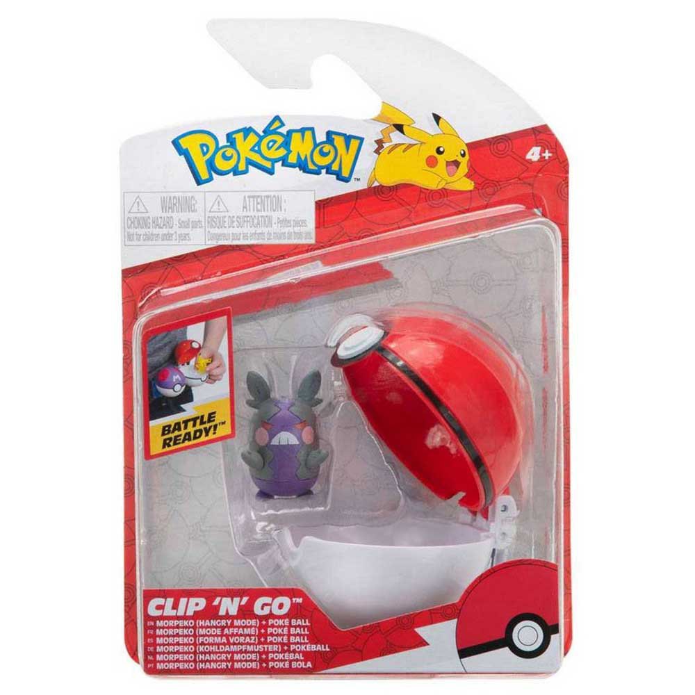 Pokémon - Clip 'n' Go: Morpeko (Hangry Mode) + Poké Ball