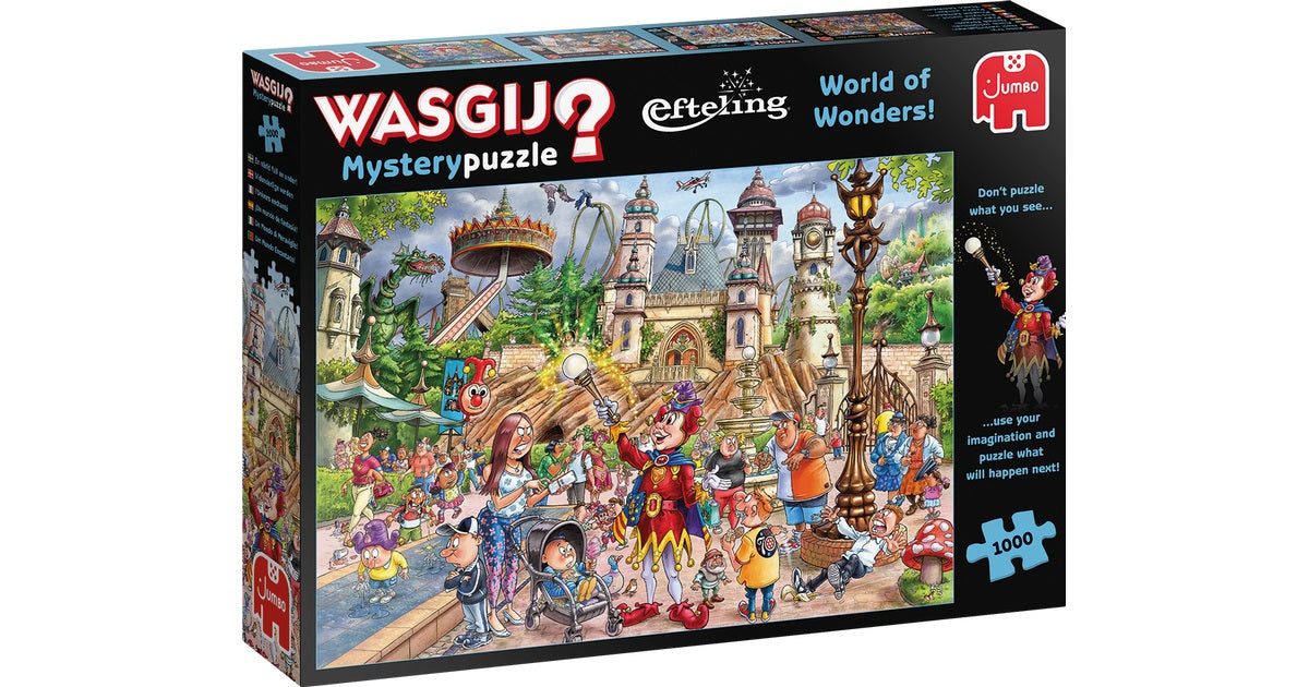 Puslespil - Wasgij? Mystery: Efteling - Vidunderlige verden, 1000 brikker