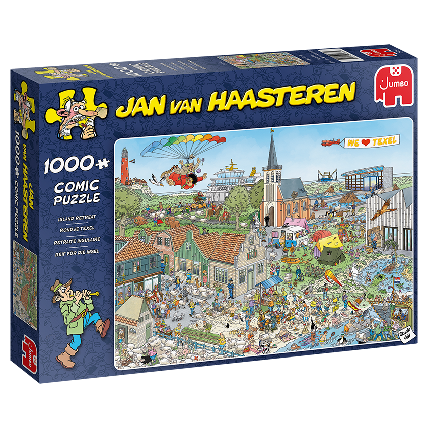 Puslespil - Jan Van Haasteren: Island Retreat, 1000 Brikker