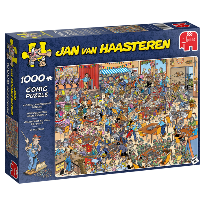 Puslespil - Jan Van Haasteren: National Championships Puzzling, 1000 Brikker