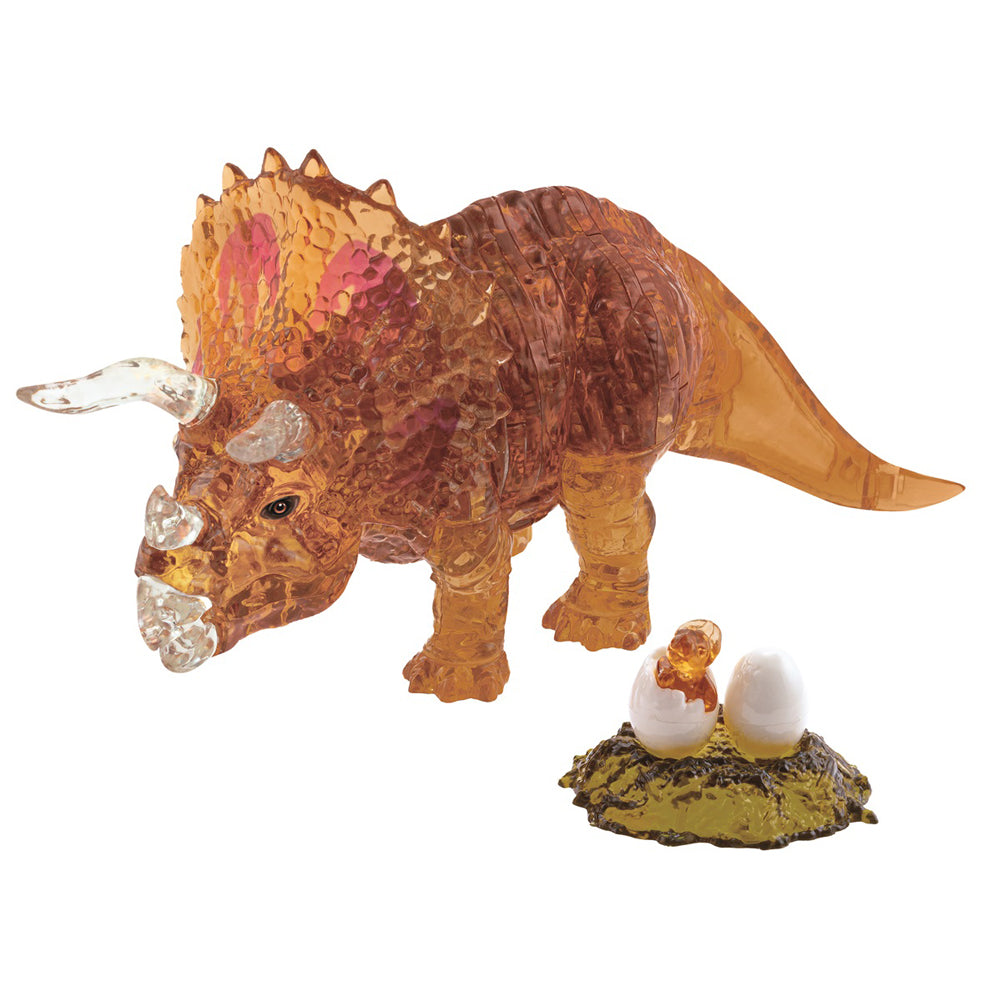 Puslespil - 3D Crystal Puzzle: Triceratops, 61 brikker