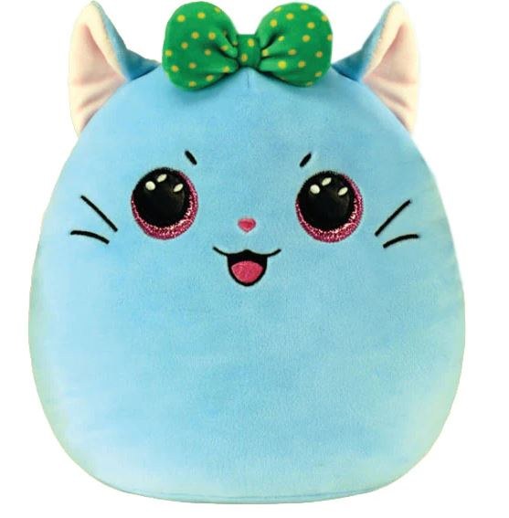 TY Squishy Beanies KIRRA - Cat with bow squish 25 cm.