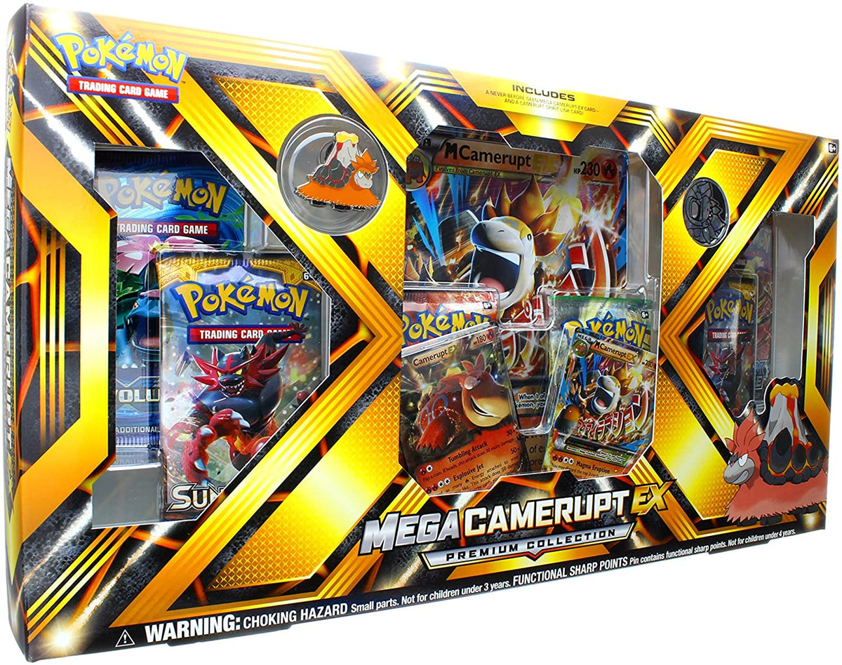Pokémon, EX, Mega, Mega Camerupt, Byttekort, pokemon, kort, premium collection