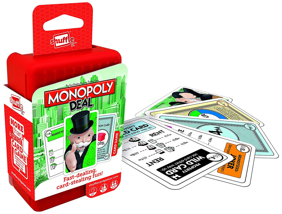 Shuffle Monopoly Deal - på dansk
