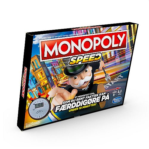 Monopoly Speed - på dansk
