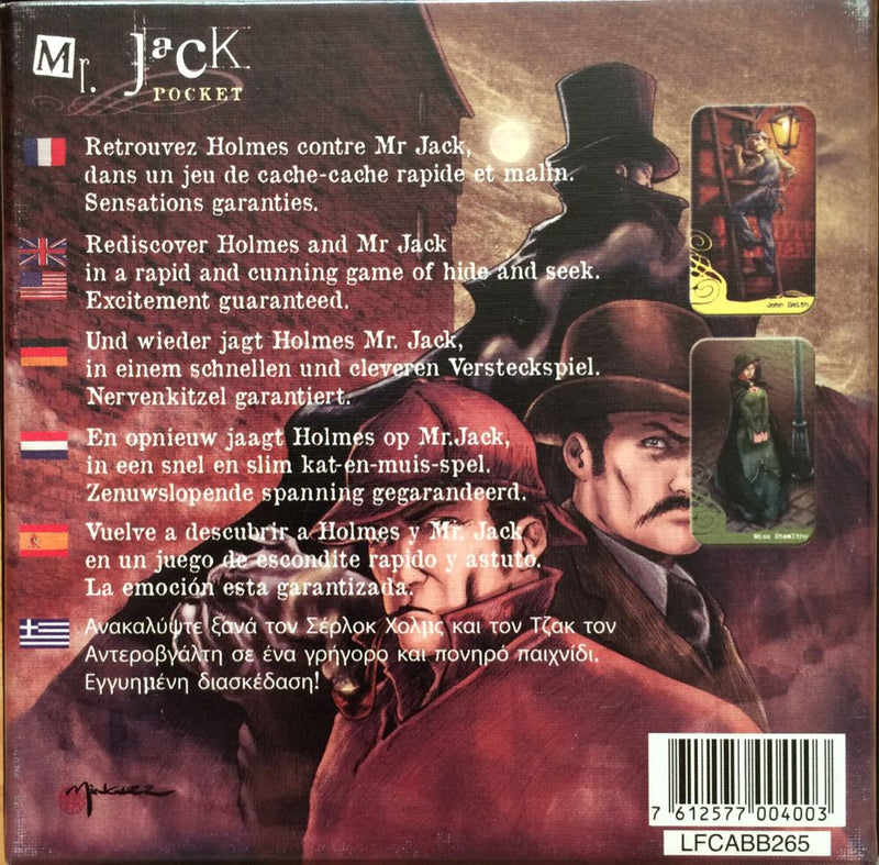 Mr Jack Pocket - På Dansk; Brætspil