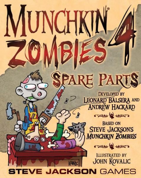 Munchkin Zombies: 4 Spare Parts