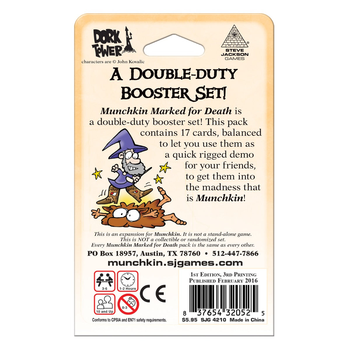 Munchkin Marked For Death Booster Pack Ed. Original Inglés | Cuotas sin Munchkin Marked For Death Booster Pack Ed. Original Inglés | Cuotas sin