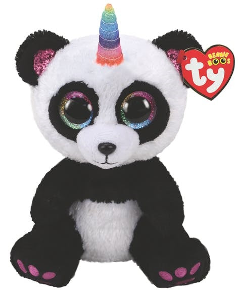TY Beanie Boos PARIS - panda with horn med.