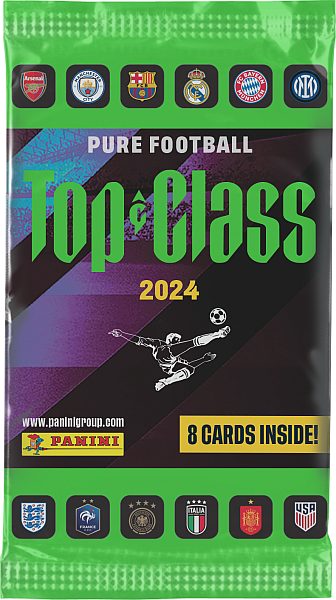 Fodboldkort: 2024 Top Class Booster Pakker