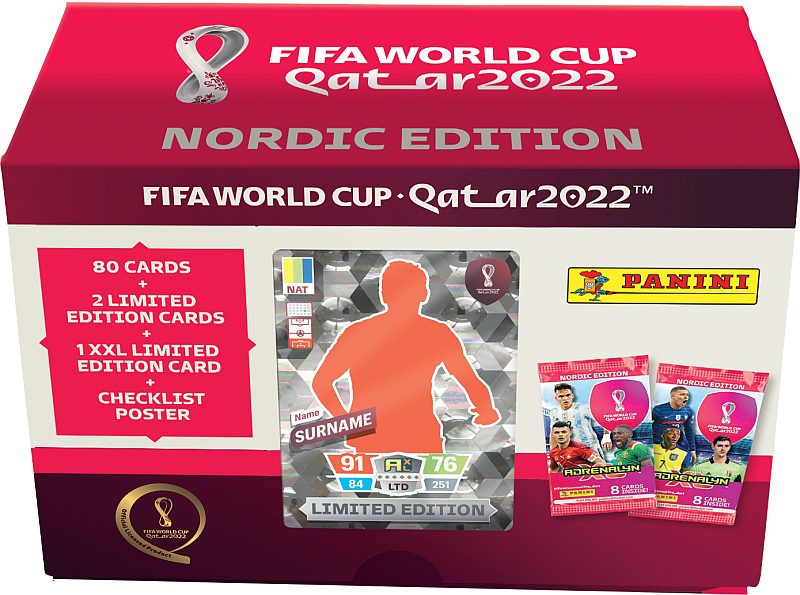 Fodboldkort: Adrenalyn XL - Fifa World Cup Qatar 2022: Gift Box