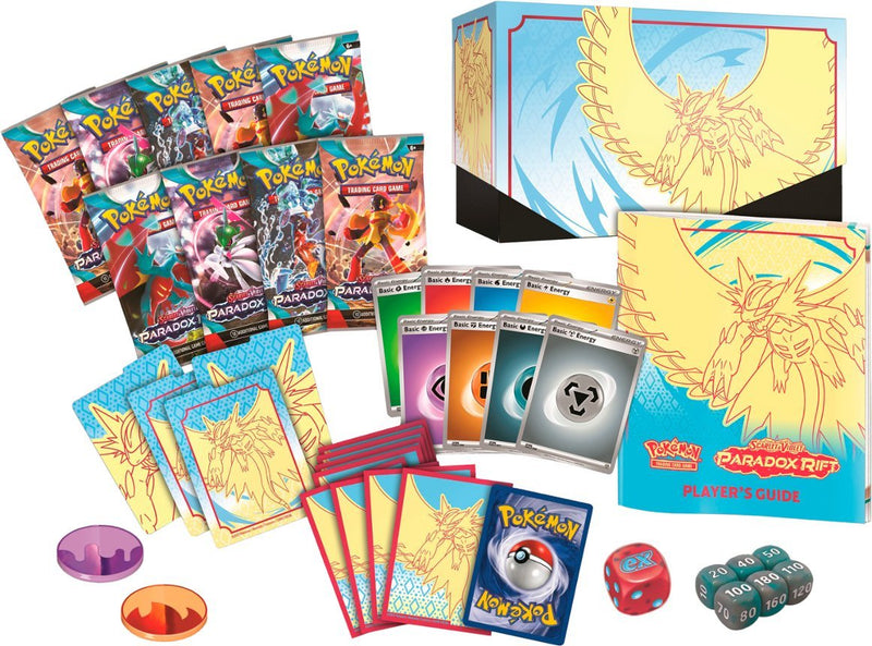 Pokémon - Scarlet & Violet 4: Paradox Rift - Elite Trainer Box (Roaring Moon)