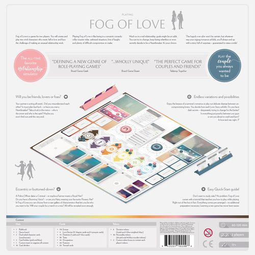 Fog of Love; Spil for 2; Brætspil