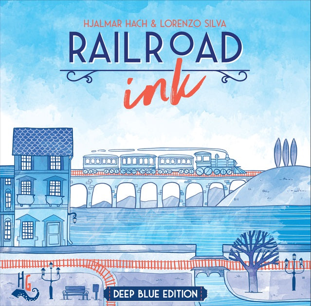 Rail Road Ink: Deep Blue Edition - på dansk