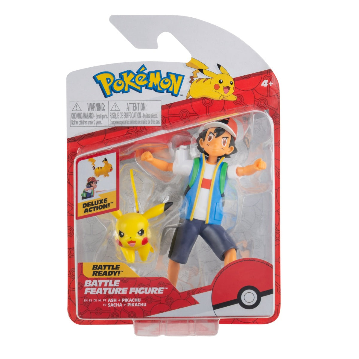 Pokémon - Battle Figure Set: Ash & Pikachu