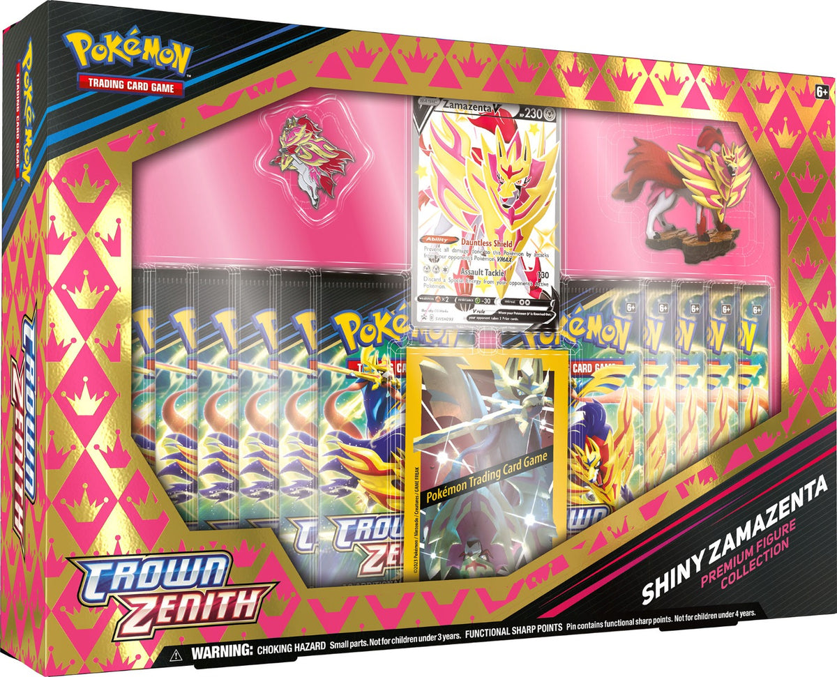 Pokémon Sword & Shield 12.5: Crown Zenith - Shiny Zamazenta V Premium Figure Collection