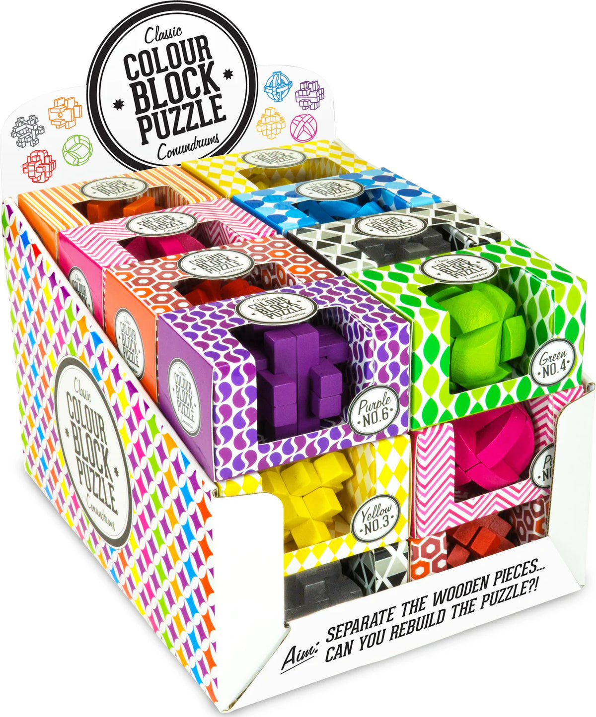 Colour Block Puzzle - lille hovedbrud