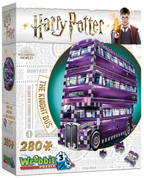 3D Puslespil - Harry Potter: Ridderbussen, 280 brikker