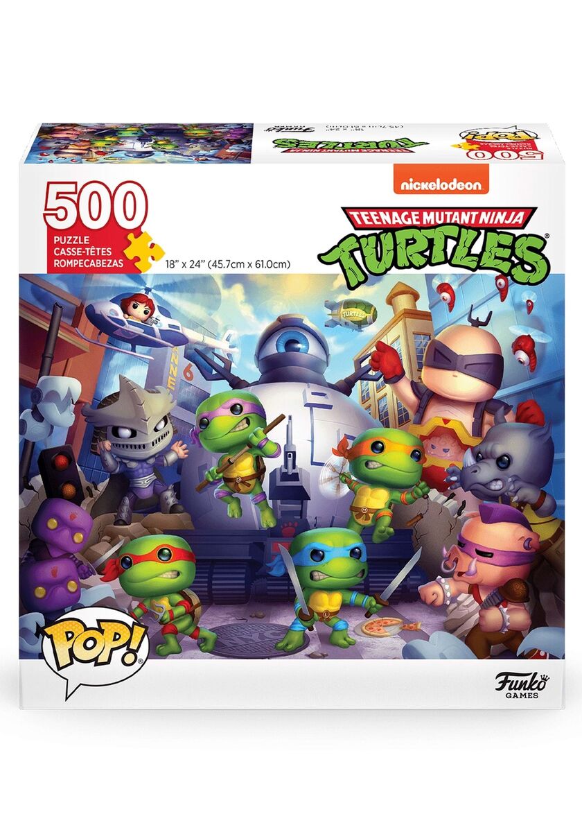 Puslespil - Funko Pop!: Teenage Mutant Ninja Turtles, 500 brikker
