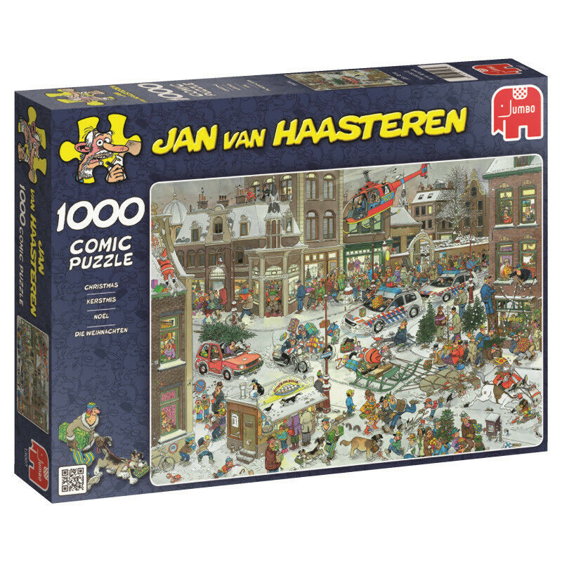 Puslespil - Jan Van Haasteren - Christmas, 1000 brikker