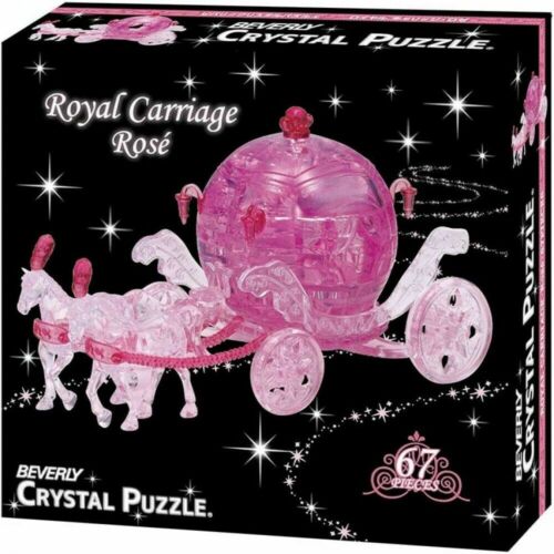 Puslespil - 3D Crystal Puzzle: Kongelig vogn, 67 brikkker