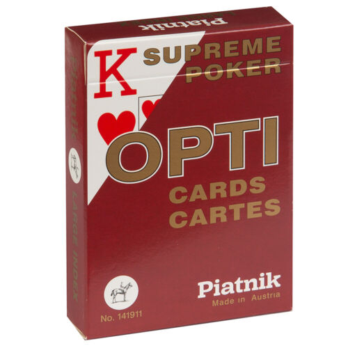 OPTI spillekort - Rød