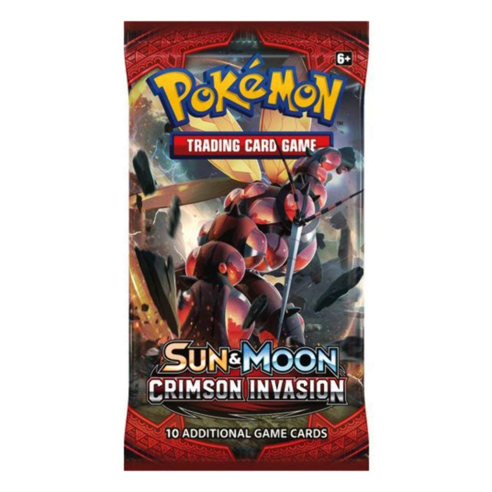 Pokémon, Sun & Moon 4, Crimson Invasion, Pokémon Booster Pakke