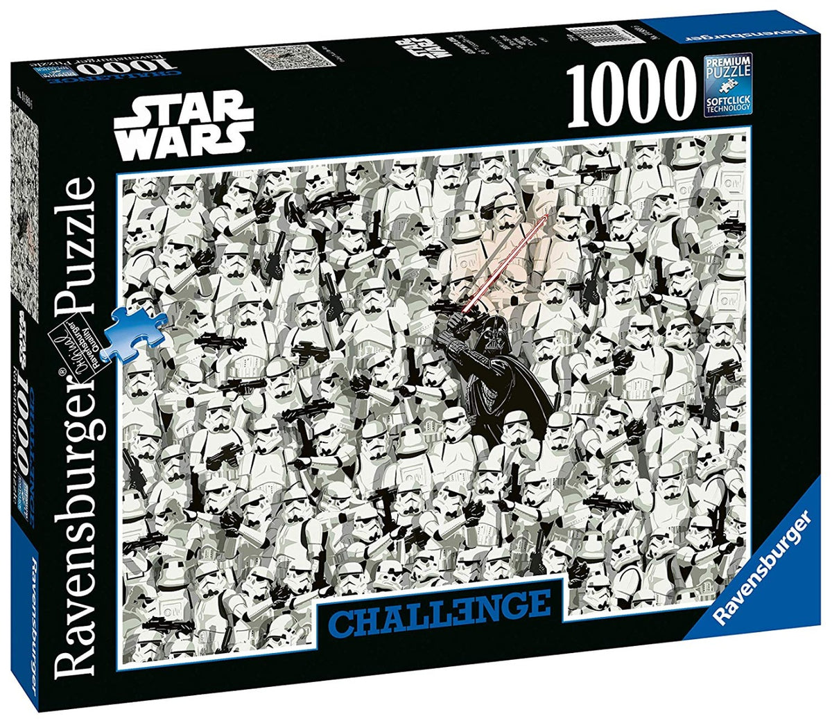 Puslespil - Challenge Puzzle: Star Wars, 1000 brikker