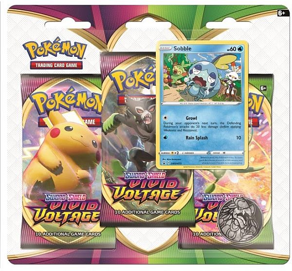 Pokémon Sword & Shield 4: Vivid Voltage Blister 3-Pack