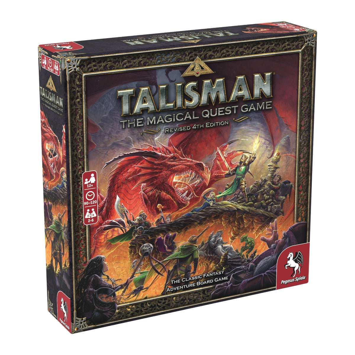 Talisman Revised 4th Edition, The Magical Quest Game, Adventure Game, Eventyr, Board Game, Brætspil, Pegasus Spiele