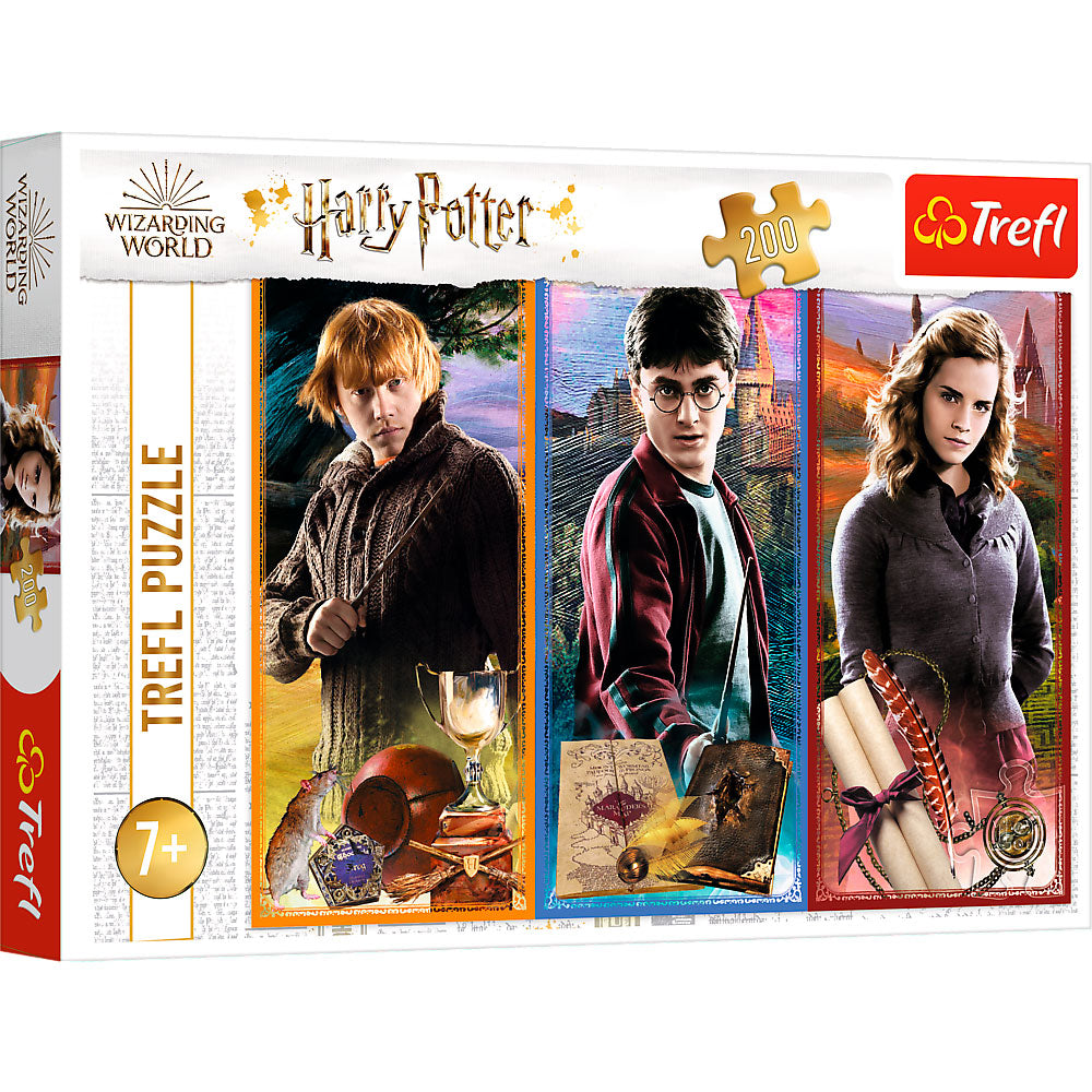 Puslespil - Harry Potter: I en verden af magi og trolddom, 200 brikker