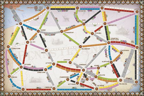 Ticket To Ride: Map Collection #5 - United Kingdom & Pensylvania brætspil